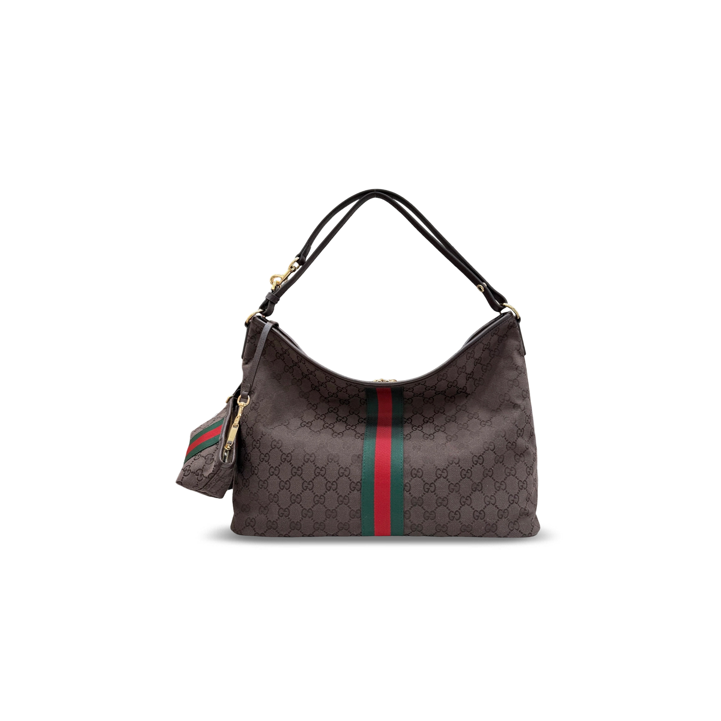 GUCCI LARGE SHOULDER BAG WITH WEB A008NS (39.5*29*15.5cm)